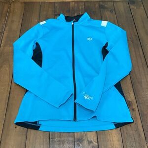 Pearl Izumi SELECT Womens Blue Long Sleeve Full Zip Cycling Jersey Large